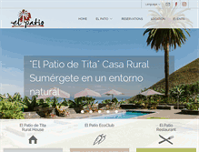 Tablet Screenshot of fincaelpatio.com